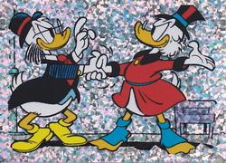 2019 Panini Disney Donald Duck Sticker Story 85 Years #175 Sticker 175 Front