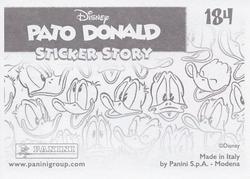 2019 Panini Disney Donald Duck Sticker Story 85 Years #184 Sticker 184 Back
