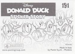 2019 Panini Disney Donald Duck Sticker Story 85 Years #191 Sticker 191 Back