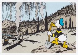 2019 Panini Disney Donald Duck Sticker Story 85 Years #191 Sticker 191 Front