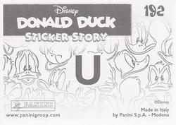 2019 Panini Disney Donald Duck Sticker Story 85 Years #192 Sticker 192 Back