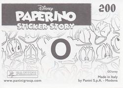 2019 Panini Disney Donald Duck Sticker Story 85 Years #200 Sticker 200 Back