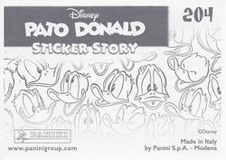 2019 Panini Disney Donald Duck Sticker Story 85 Years #204 Sticker 204 Back