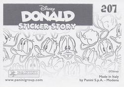 2019 Panini Disney Donald Duck Sticker Story 85 Years #207 Sticker 207 Back