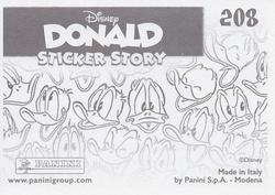 2019 Panini Disney Donald Duck Sticker Story 85 Years #208 Sticker 208 Back