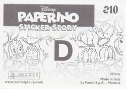 2019 Panini Disney Donald Duck Sticker Story 85 Years #210 Sticker 210 Back