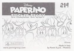 2019 Panini Disney Donald Duck Sticker Story 85 Years #214 Sticker 214 Back