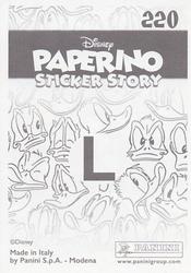 2019 Panini Disney Donald Duck Sticker Story 85 Years #220 Sticker 220 Back