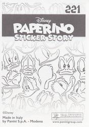 2019 Panini Disney Donald Duck Sticker Story 85 Years #221 Sticker 221 Back
