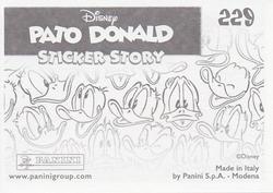 2019 Panini Disney Donald Duck Sticker Story 85 Years #229 Sticker 229 Back