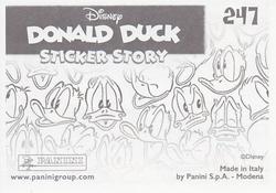 2019 Panini Disney Donald Duck Sticker Story 85 Years #247 Sticker 247 Back