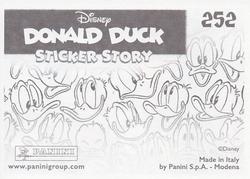 2019 Panini Disney Donald Duck Sticker Story 85 Years #252 Sticker 252 Back