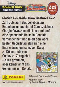 2019 Panini Disney Donald Duck Sticker Story 85 Years - German Edition #K26 Disney Lustiges Taschenbuch 520 Back