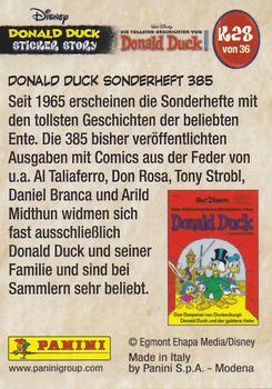 2019 Panini Disney Donald Duck Sticker Story 85 Years - German Edition #K28 Donald Duck Sonderheft 385 Back