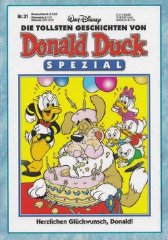 2019 Panini Disney Donald Duck Sticker Story 85 Years - German Edition #K29 Donald Duck Sonderheft Spezial 31 Front