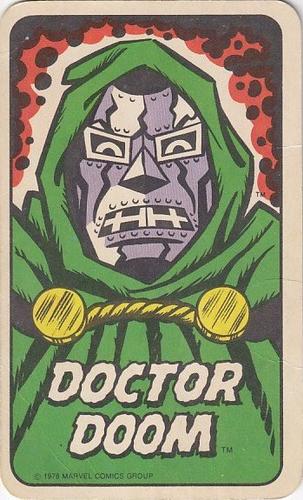 1978 Milton Bradley Marvel Comics Super-Heroes Card Game #NNO Doctor Doom Front