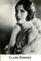 1931 Orami Filmfotos #38 Claire Rommer Front
