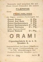 1931 Orami Filmfotos #129 Björn Berglund Back