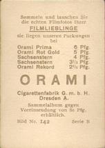 1931 Orami Filmfotos #142 Maurice Chevalier Back