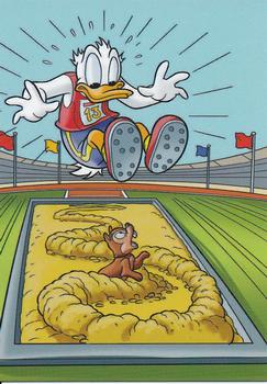 2019 Panini Disney Donald Duck Sticker Story 85 Years - Italian Edition #X34 Un Talento Per Lo Sport Front