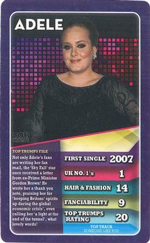 2015 Top Trumps Popstars #NNO Adele Front