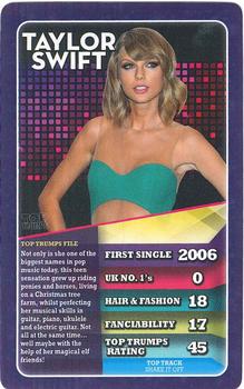 2015 Top Trumps Popstars #NNO Taylor Swift Front