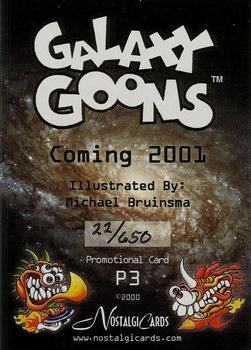 2002 NostalgiCards Galaxy Goons - Promos #P3 The Wrath of Prawn Back