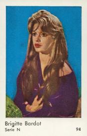 1962 Dutch Gum Series N #94 Brigitte Bardot Front