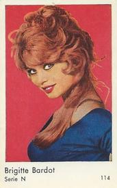 1962 Dutch Gum Series N #114 Brigitte Bardot Front