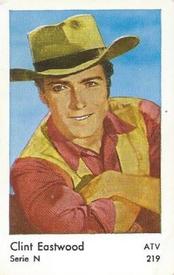 1962 Dutch Gum Series N #219 Clint Eastwood Front