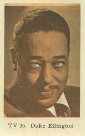 1962 Dutch Gum Series TV #TV25 Duke Ellington Front