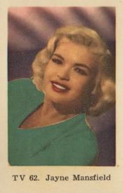 1962 Dutch Gum Series TV #TV62a Jayne Mansfield Front