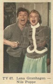 1962 Dutch Gum Series TV #TV67 Lena Granhagen / Nils Poppe Front