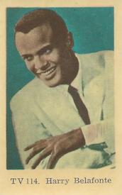 1962 Dutch Gum Series TV #TV114 Harry Belafonte Front