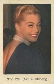 1962 Dutch Gum Series TV #TV128 Anita Ekberg Front