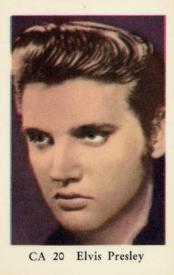 1962 Dutch Gum Series CA #CA20 Elvis Presley Front