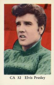 1962 Dutch Gum Series CA #CA32 Elvis Presley Front