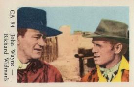 1962 Dutch Gum Series CA #CA94 John Wayne / Richard Widmark Front