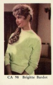 1962 Dutch Gum Series CA #CA98 Brigitte Bardot Front