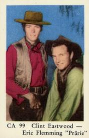 1962 Dutch Gum Series CA #CA99 Clint Eastwood / Eric Fleming Front