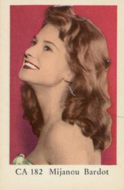 1962 Dutch Gum Series CA #CA182 Mijanou Bardot Front