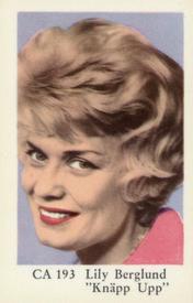 1962 Dutch Gum Series CA #CA193 Lily Berglund Front