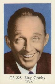 1962 Dutch Gum Series CA #CA228 Bing Crosby Front