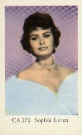 1962 Dutch Gum Series CA #CA270 Sophia Loren Front