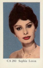 1962 Dutch Gum Series CA #CA280 Sophia Loren Front