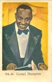 1958 Dutch Gum PA Set #PA60 Lionel Hampton Front