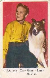 1958 Dutch Gum PA Set #PA132 Gary Gray / Lassie Front