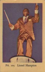 1958 Dutch Gum PA Set #PA205 Lionel Hampton Front