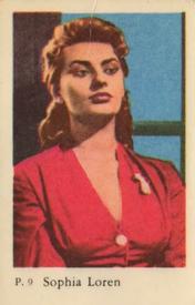 1958 Dutch Gum P Set #P9 Sophia Loren Front
