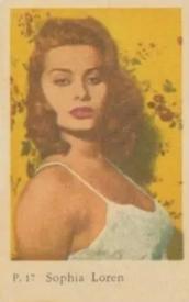 1958 Dutch Gum P Set #P17 Sophia Loren Front